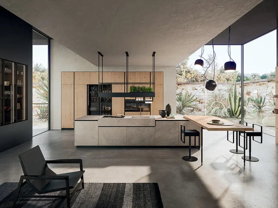 Cocina Arrital Ak_04 — minimalismo sin tiradores