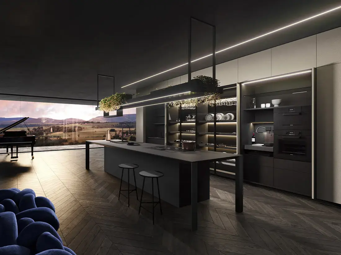 Cocina Arrital Nautila — estructura de aluminio y Fénix NTM